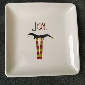 Rae Dunn Christmas Holiday Plate Bundle Set of 4